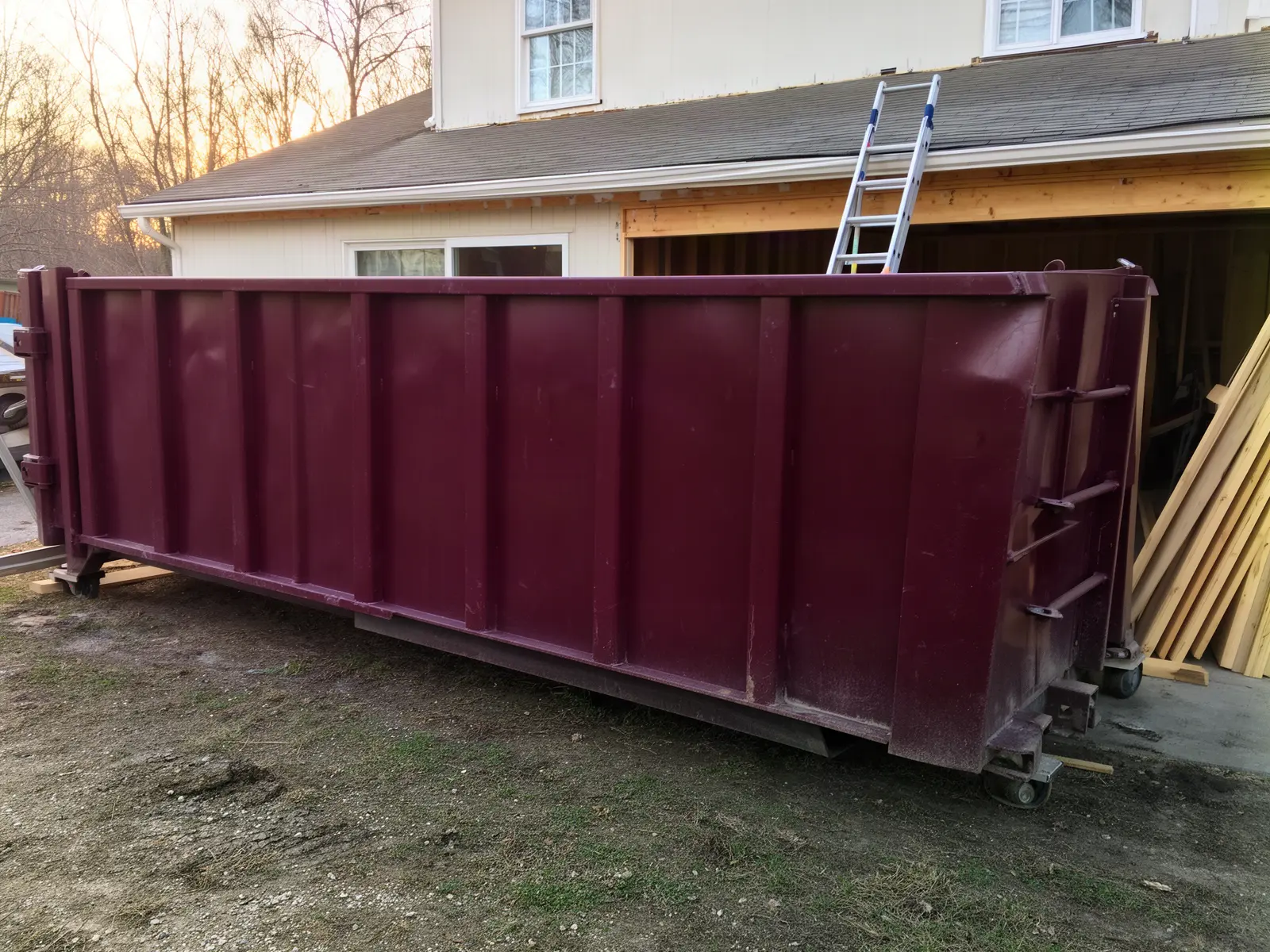 Roll-off dumpster from Cast Iron Dumpster Rental Inc. in Wichita Falls, TX